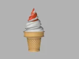 Two ice cream model decorations-2