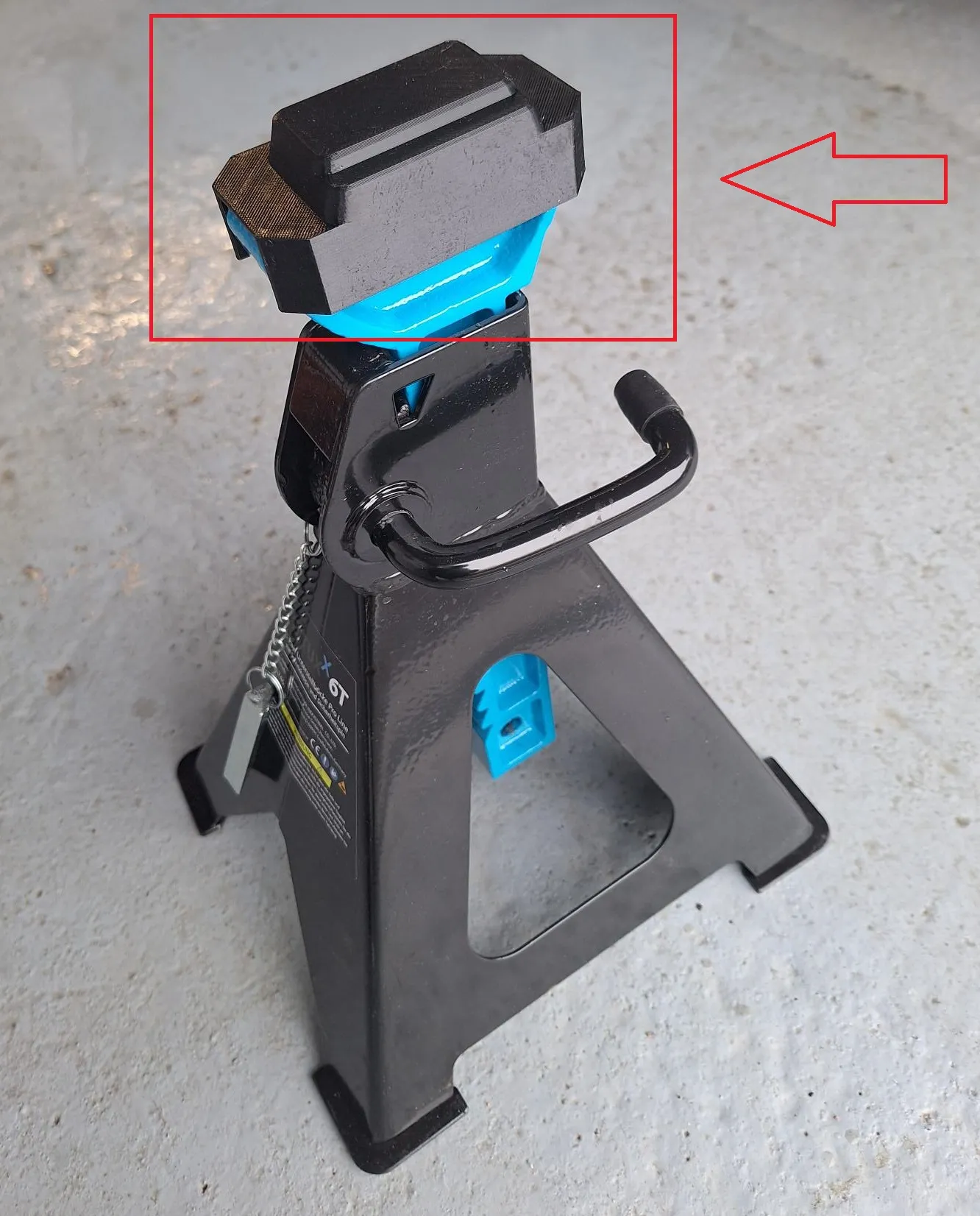 Porsche Panamera 970 Jack Adapter for JackStand 6 TONN