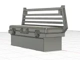1/18 Coffre de boite camion / Truck bed chest-2