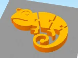 Lanț cheie cameleon-0