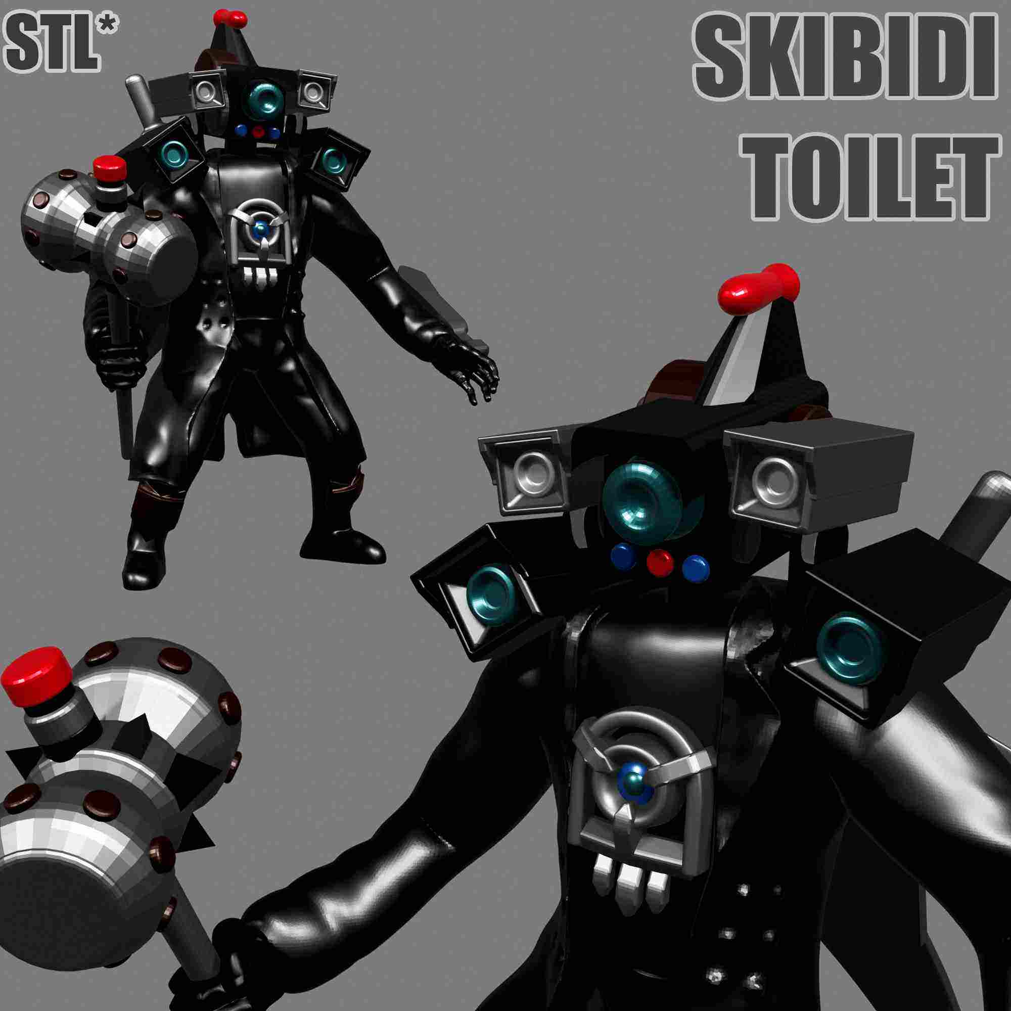 SKIBIDI TOILET - CAMERAMAN SAW Modello di stampa 3D