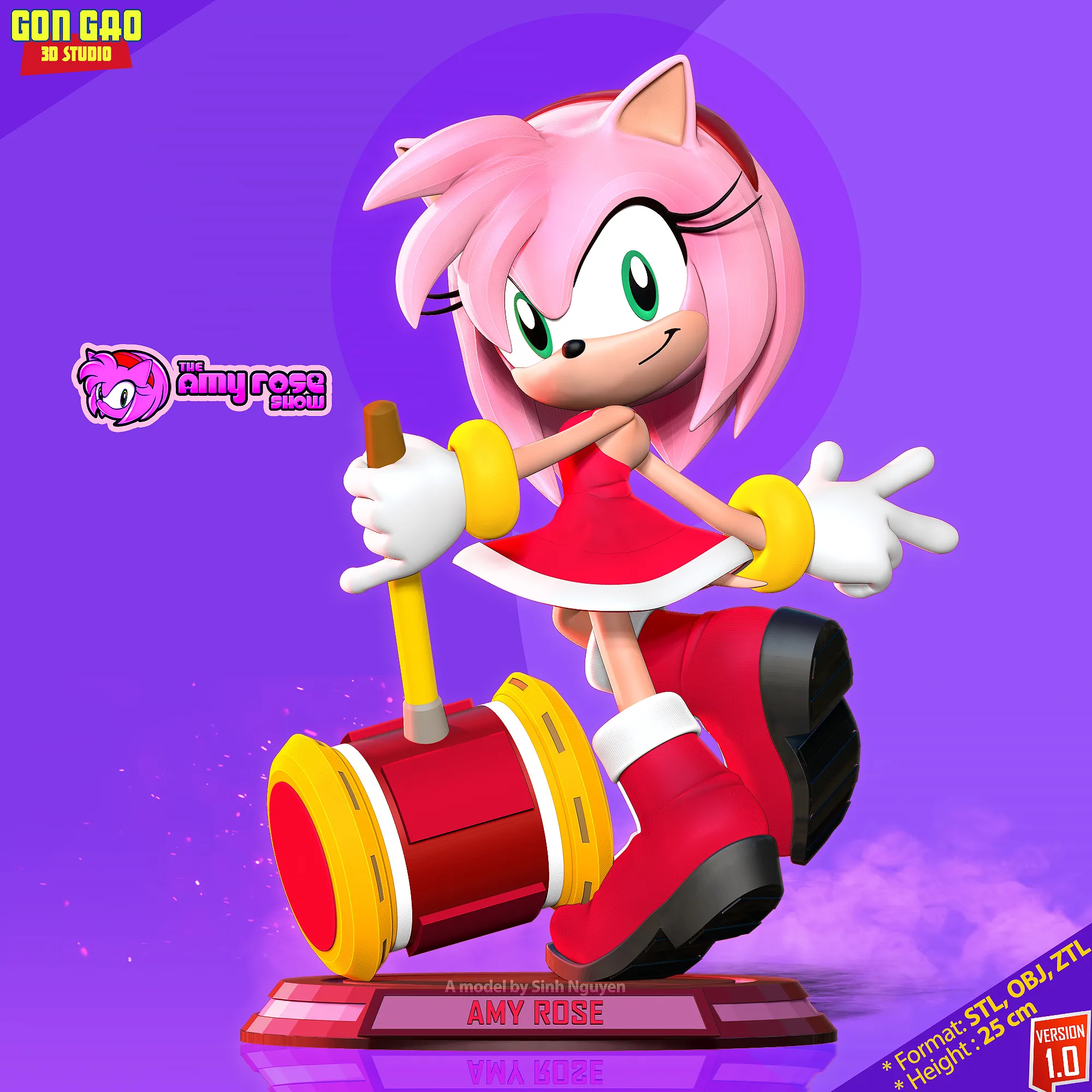Amy Rose - Sonic the Hedgehog 4