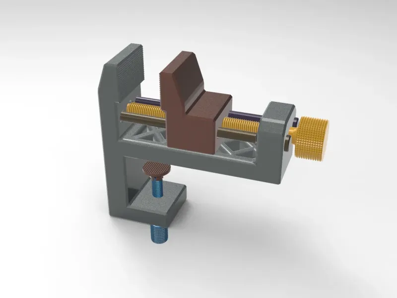 TABLE BENCH VICE WORKBENCH ANVIL SWIVEL BASE GRIP CLAMP