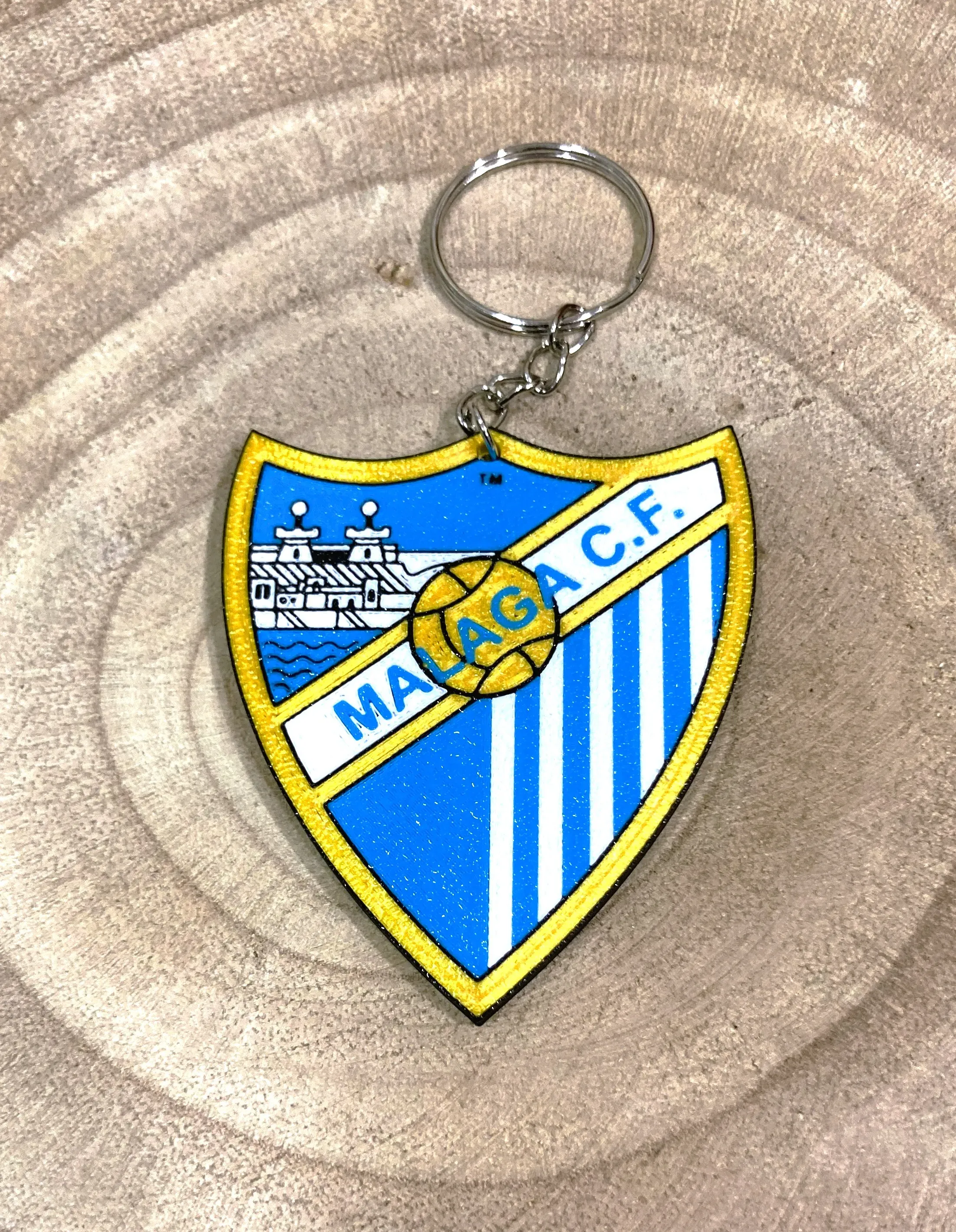 Llavero Málaga CF / Málaga CF keychain