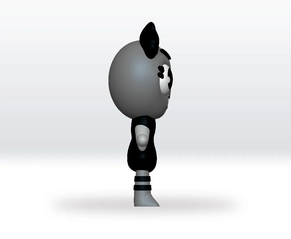 Vintage poppy STL Dandys World STL 3D Model Character Fanart