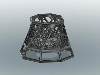 Voronoi Candle Holder