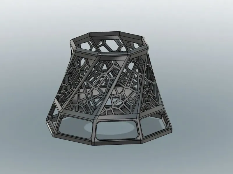 Voronoi Candle Holder