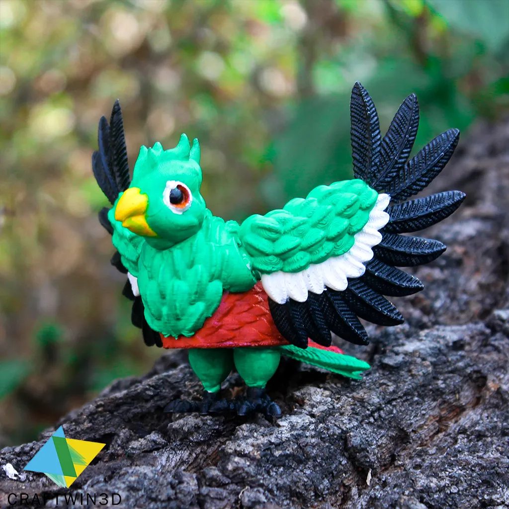 Print in place Flexy Quetzal