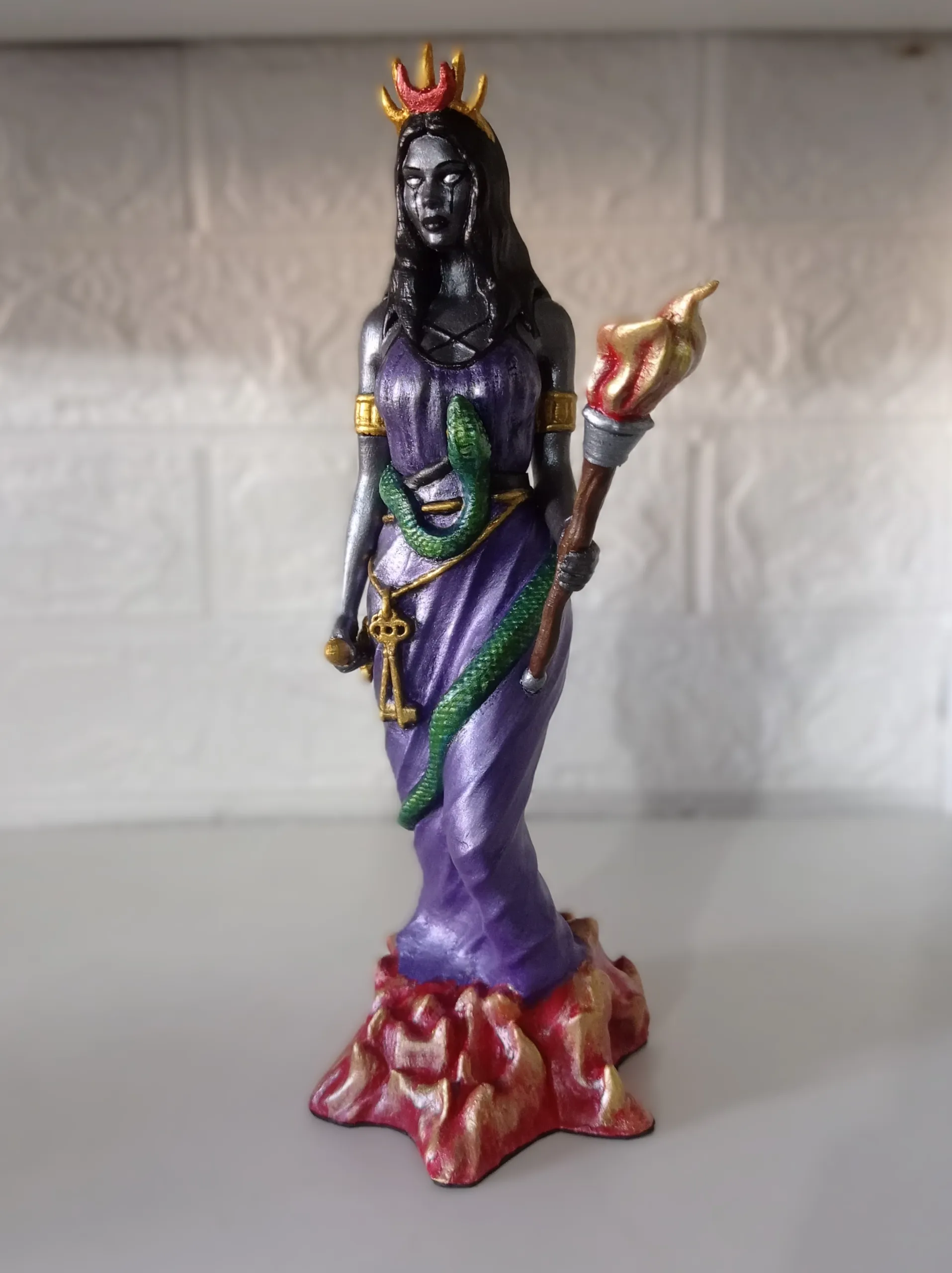 Hecate goddess statue 3D printable model