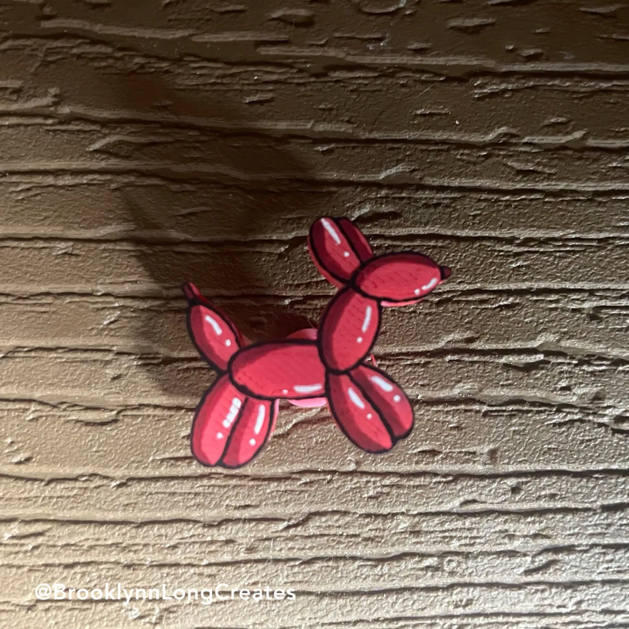 Cute Balloon Animal Croc Charm