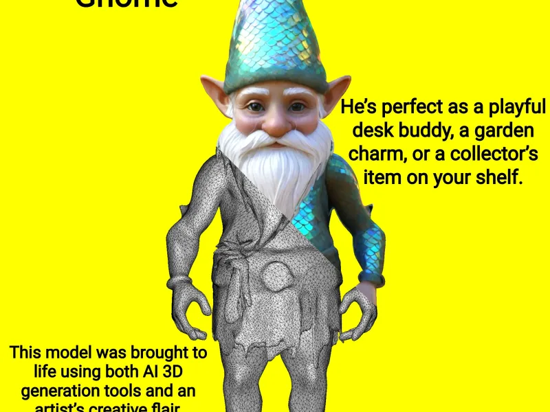 Iridescent Forest Gnome