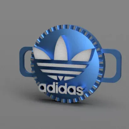 Adidas Shoe laces charm badge emblem