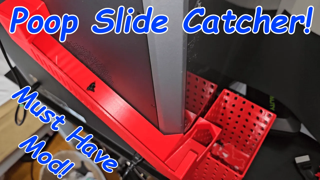 Creality K2 Plus Poop Chute Slide With Bin