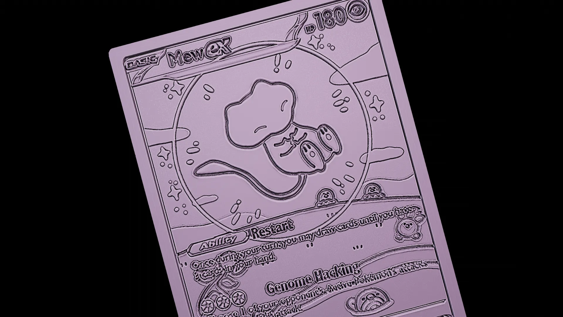 Bubble Mew Pokemon card