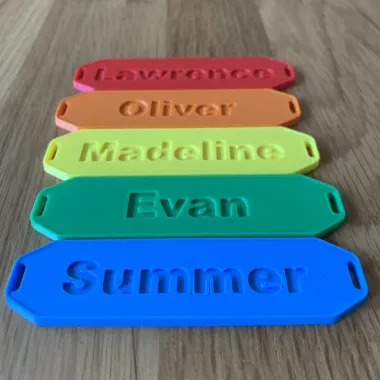 Personalised Bag Tags (with names)-1