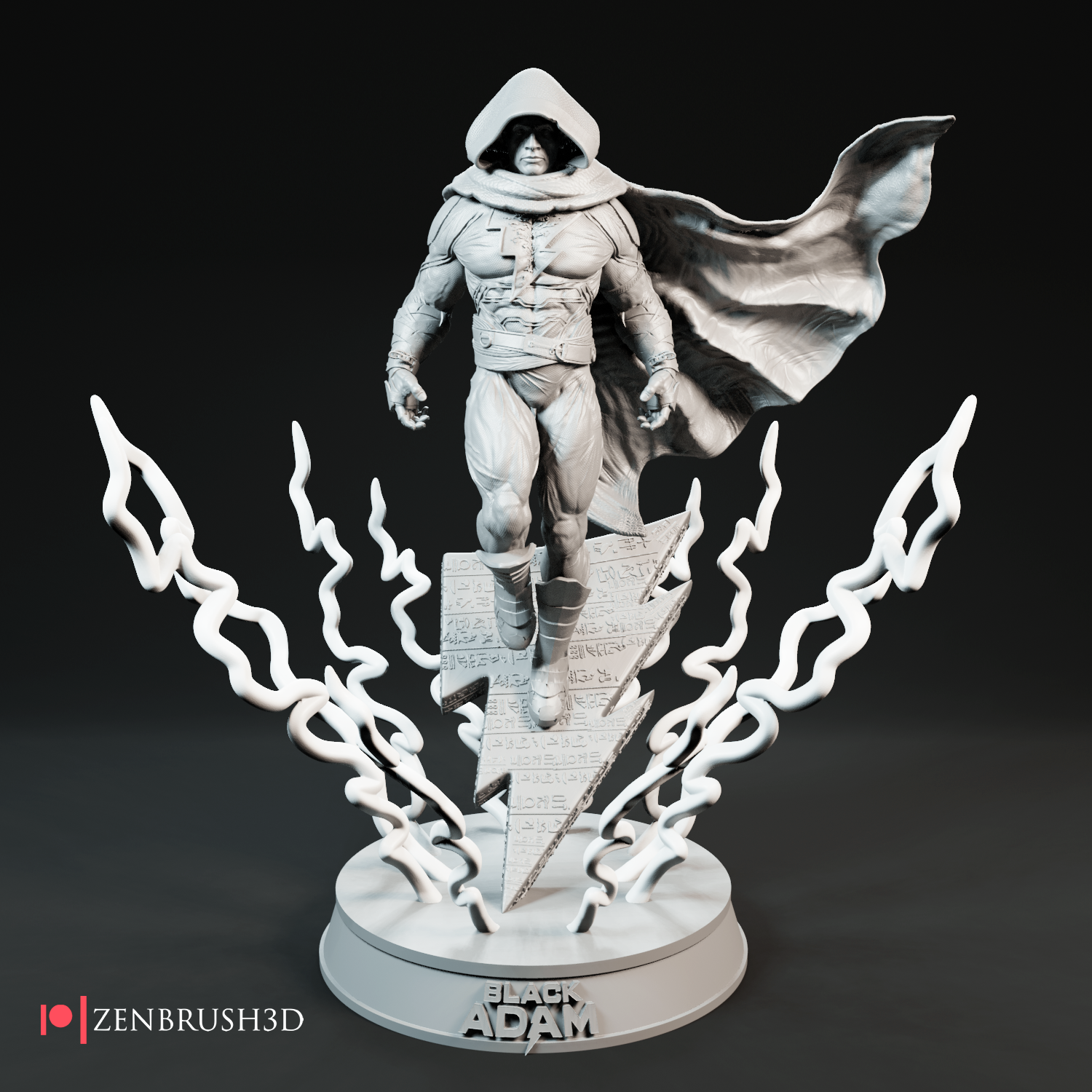 BLACK ADAM 3D PRINTING MODEL STL | 3D models download | Creality Cloud