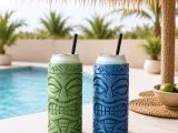 Tiki Mug Can Holder | 12oz Skinny Can Koozie-1