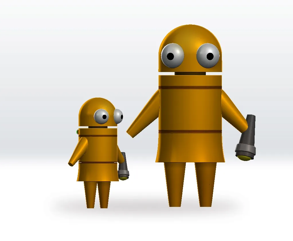 Repo Gold STL file 3D Model Character Fanart