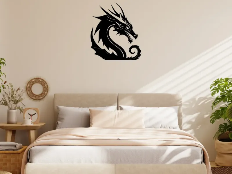 Eternal Flame Dragon Wall Art