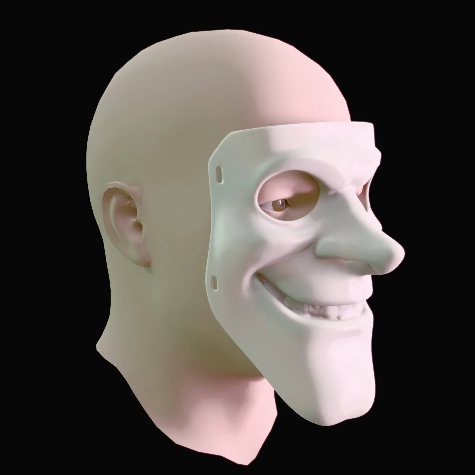 Bobby Mask - We Happy Few Cosplay