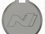 Pendant porte clé Hyundai N /Hyundai N Key ring ornament-0