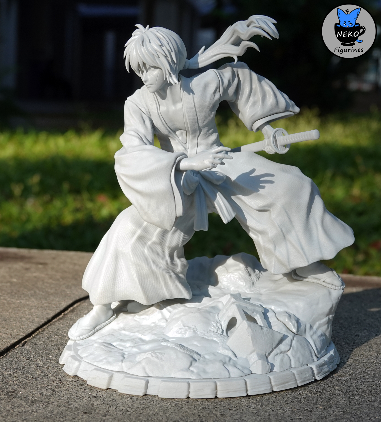 3D file Himura Kenshin - Rurouni Kenshin Anime Figurine for 3D