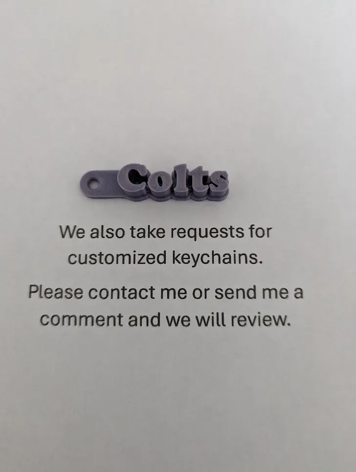 Indianapolis Colts Keychain