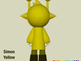 Simon Yellow STL Sprunki Incredibox STL 3D Character Fanart-3