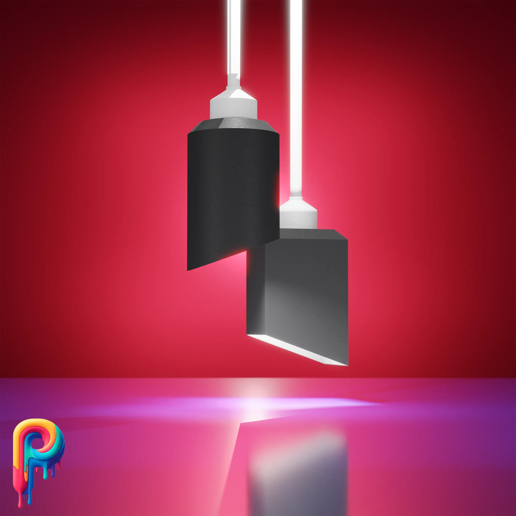 Minimalist Lampshade Set by Polymeria