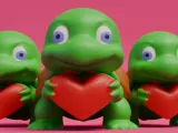 Cute valentine turtle-2