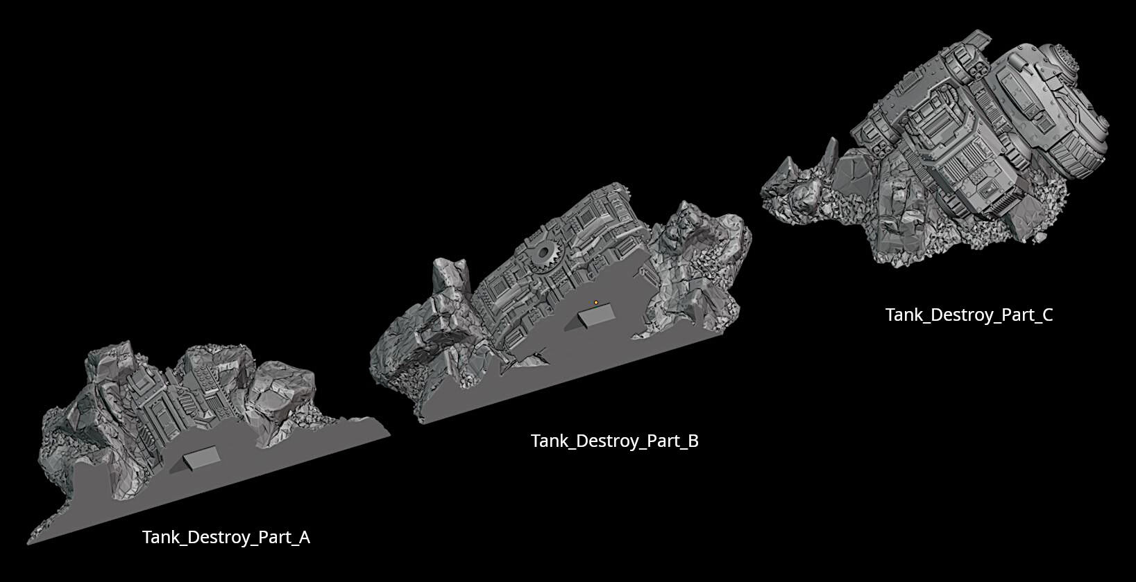 Tanks & Turrets - Destroyed Pack