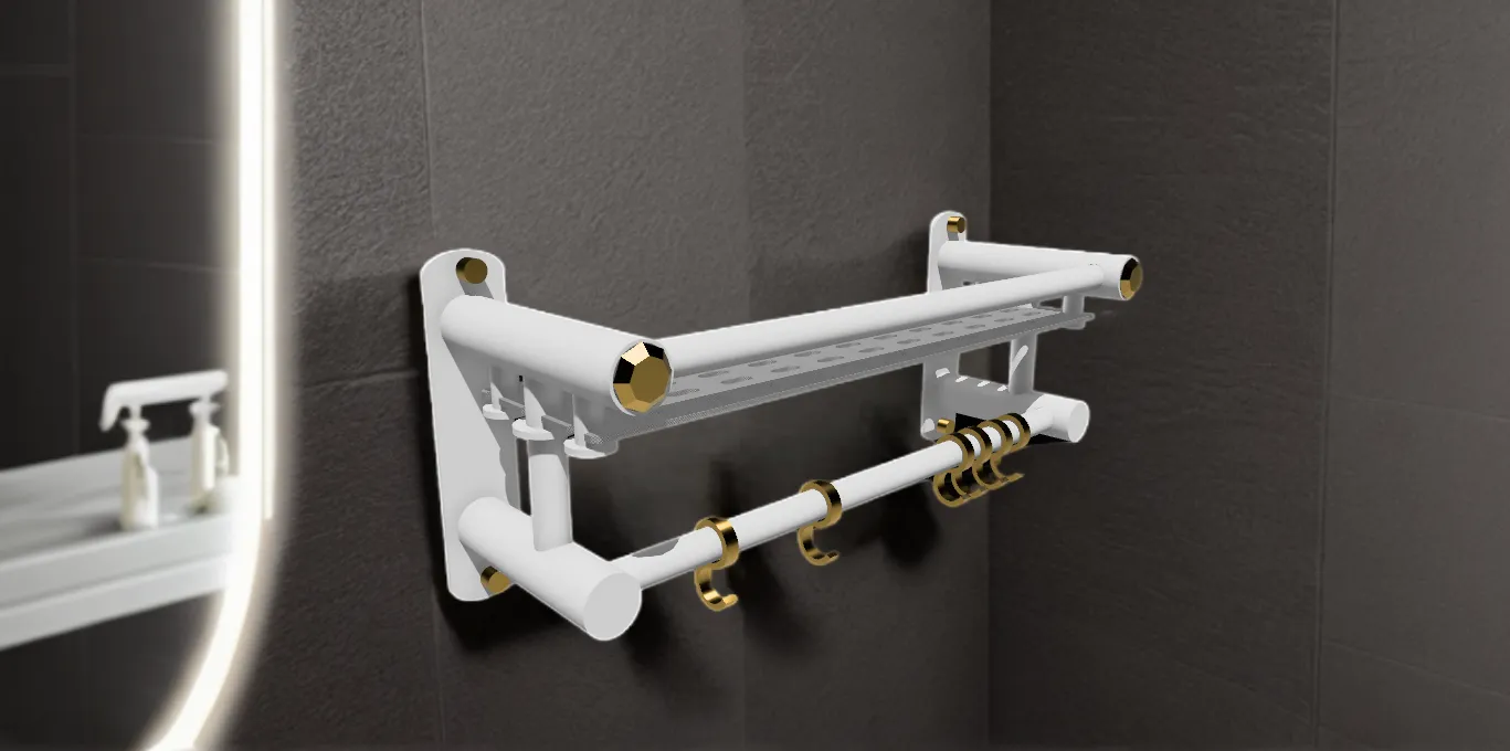 Elegant Bathroom Rack