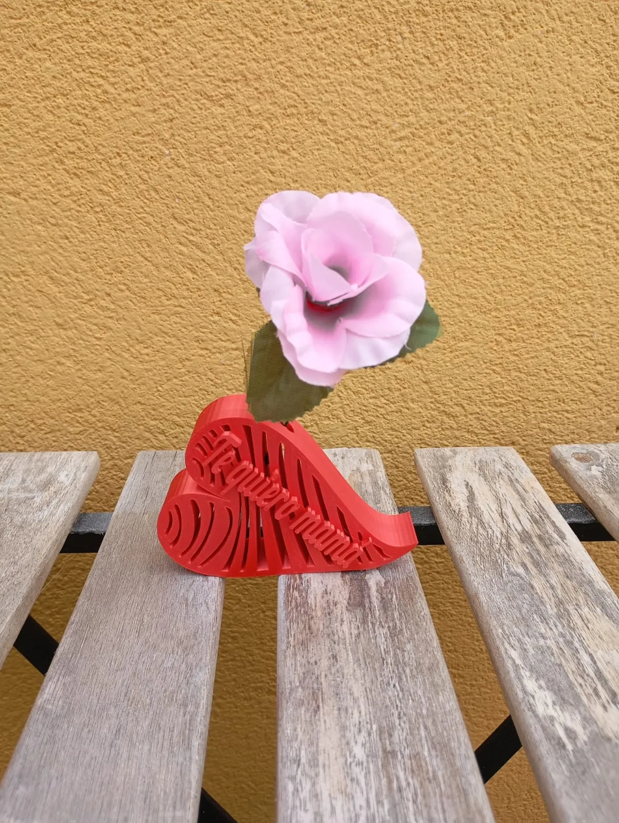 Rose holder, i love u mon spanish.