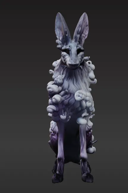 Characters & Creatures STL Download - Hare, Shadow.by Ramuhs forge