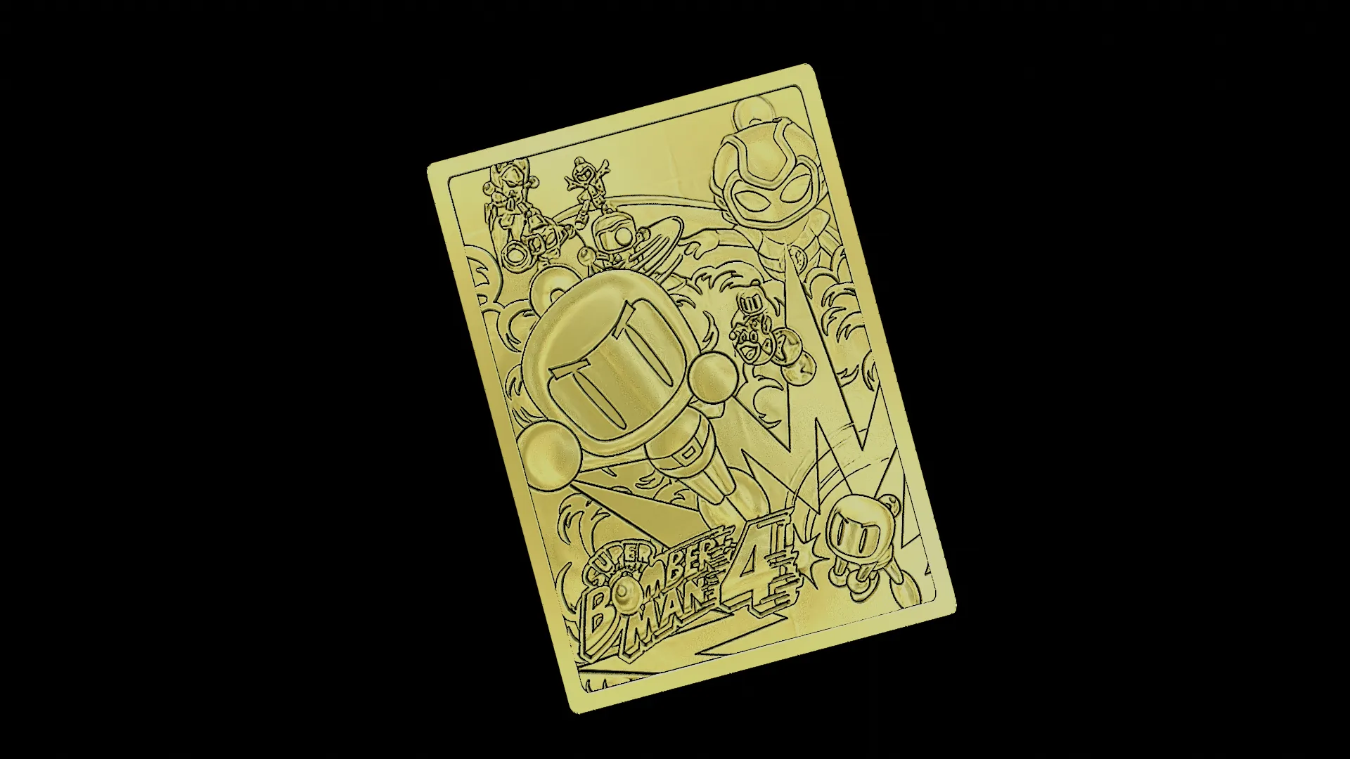 Bomberman 4 Joystick Stand Figure