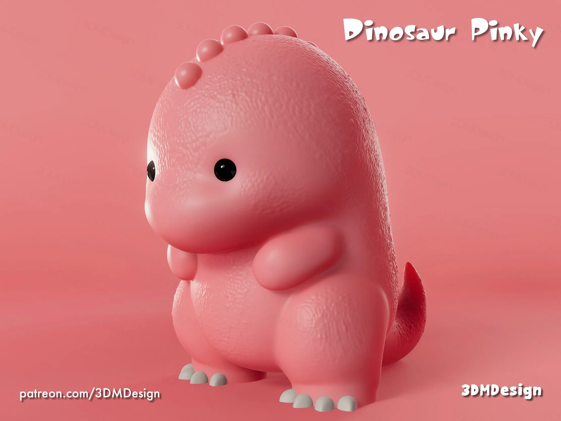 3D Printer Files | 3MF File | Dinosaur Pinky