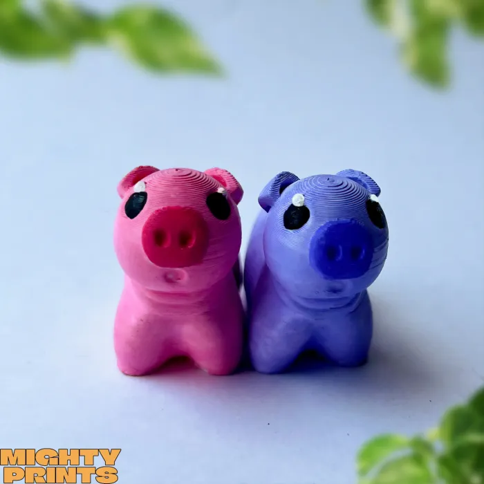 Other STL Download - TINY PIG PRINT IN PLACEby Mighty prints