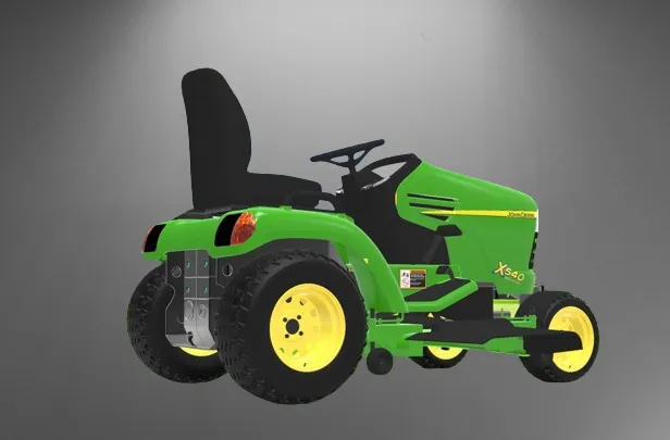 John Deere X540 Rasentraktor STL