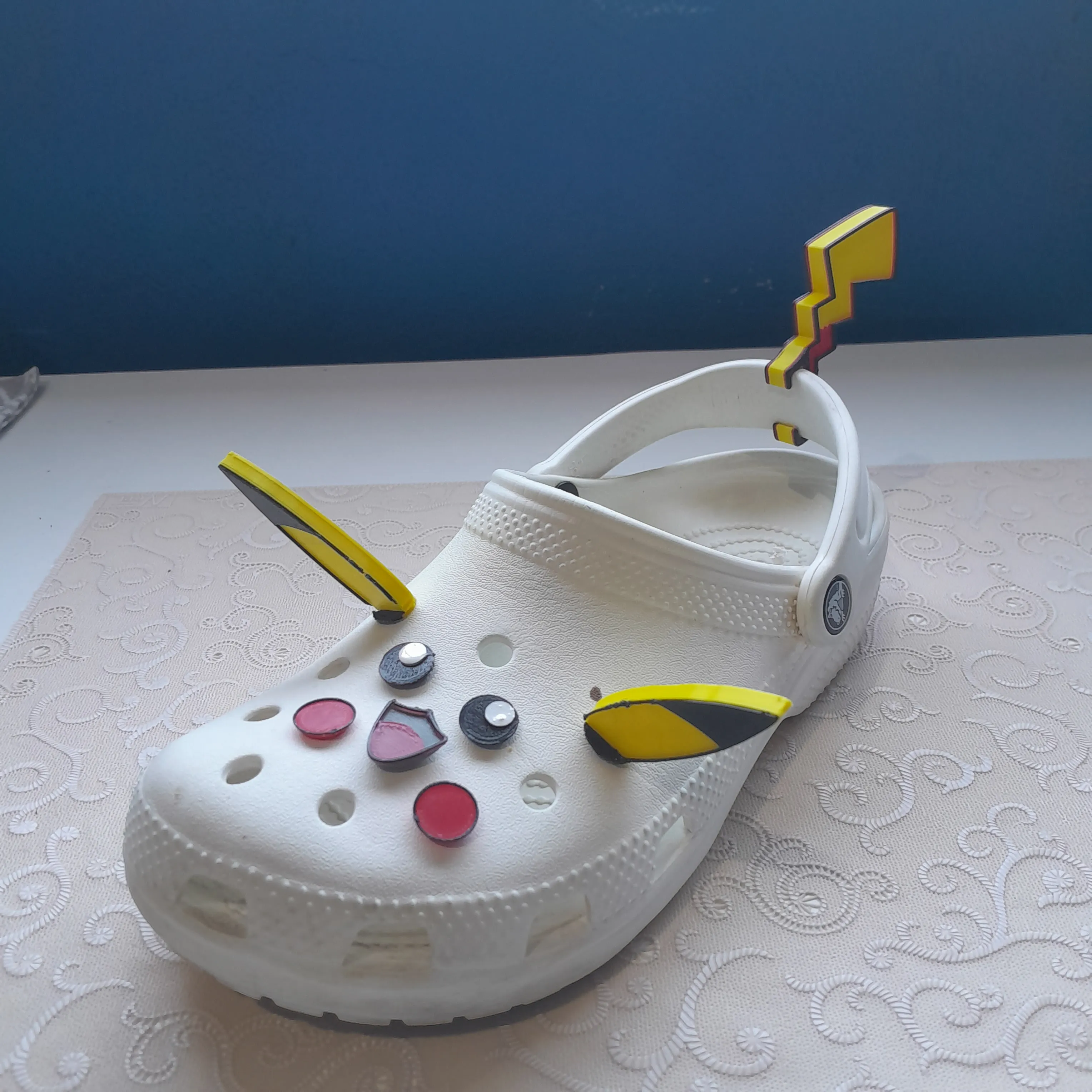 Pikachu crocs shoe charm