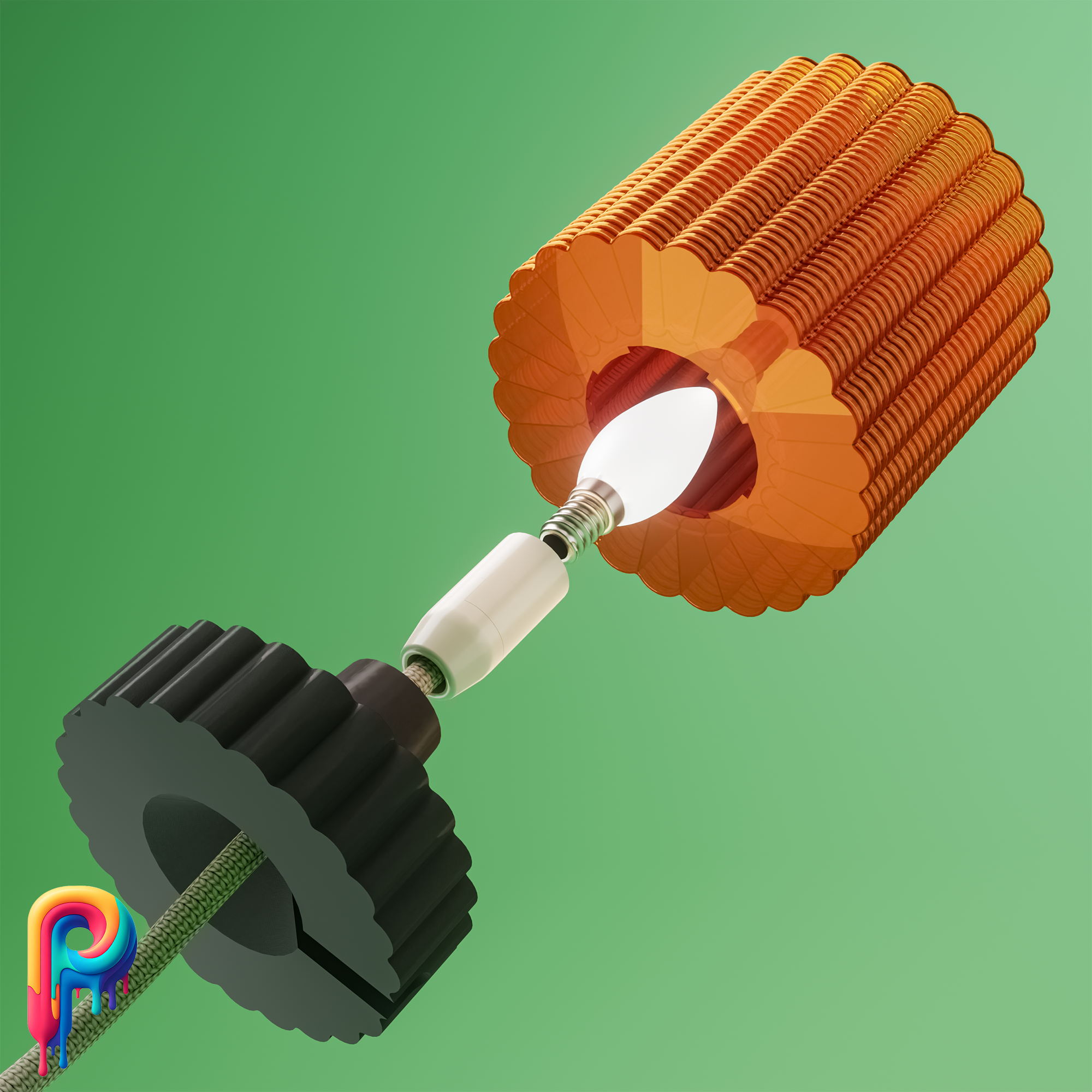 Mae Lamp by Polymeria