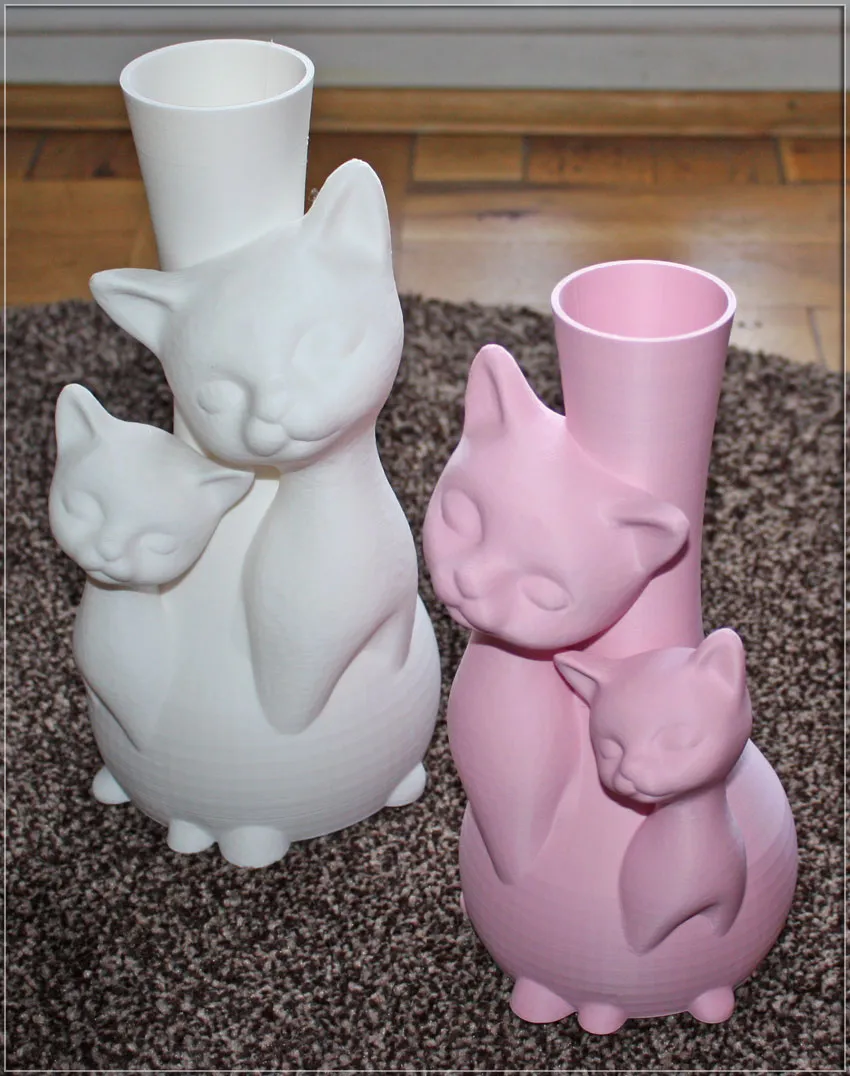 Cats Vase