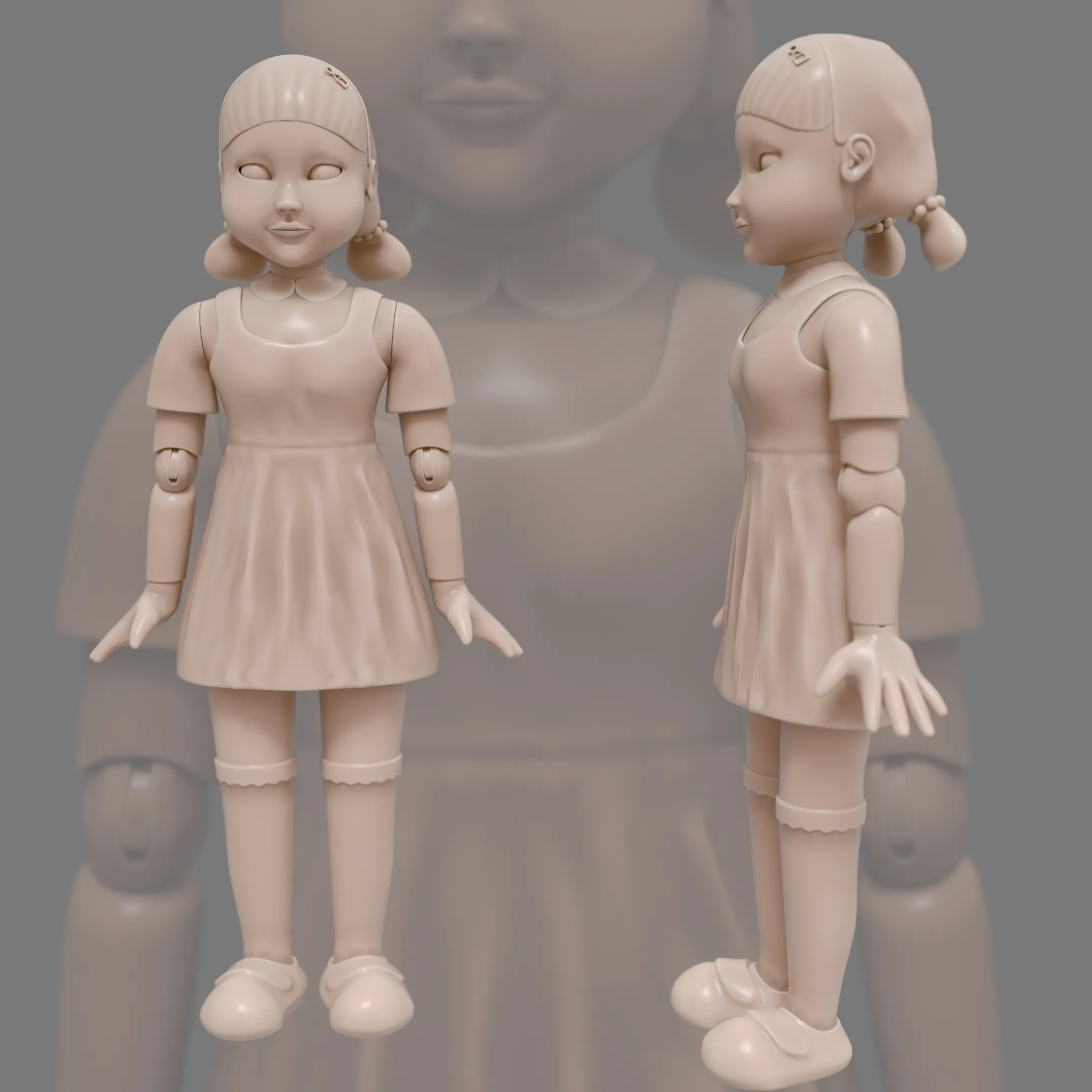 Giant Doll: Squid Game Fan Art Tribute
