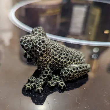 Voronoi Frog Ornament-0