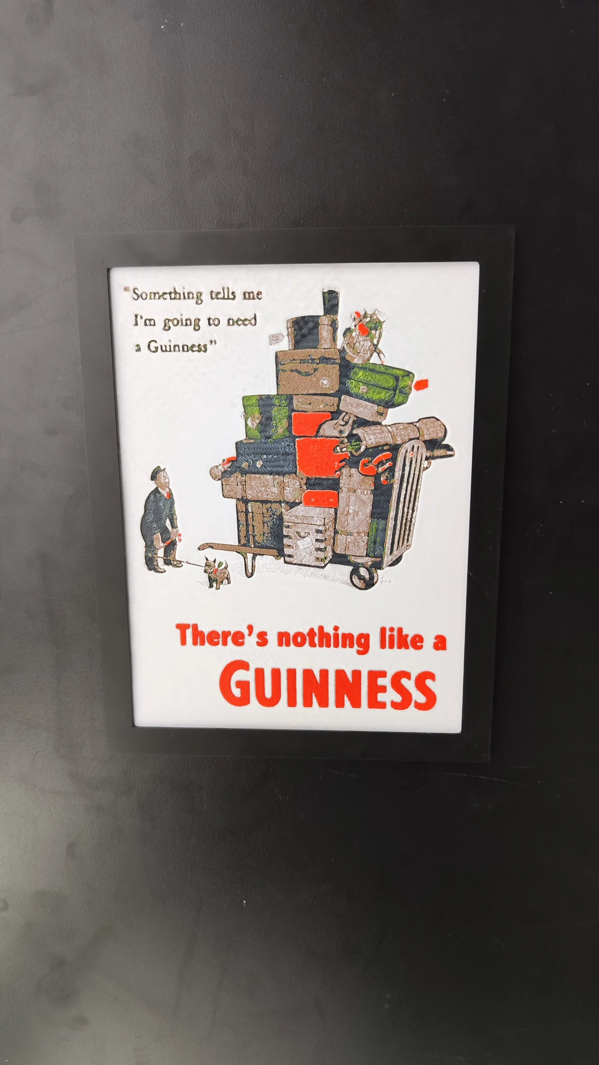 Vintage Guinness advertising poster 03 - Hueforge