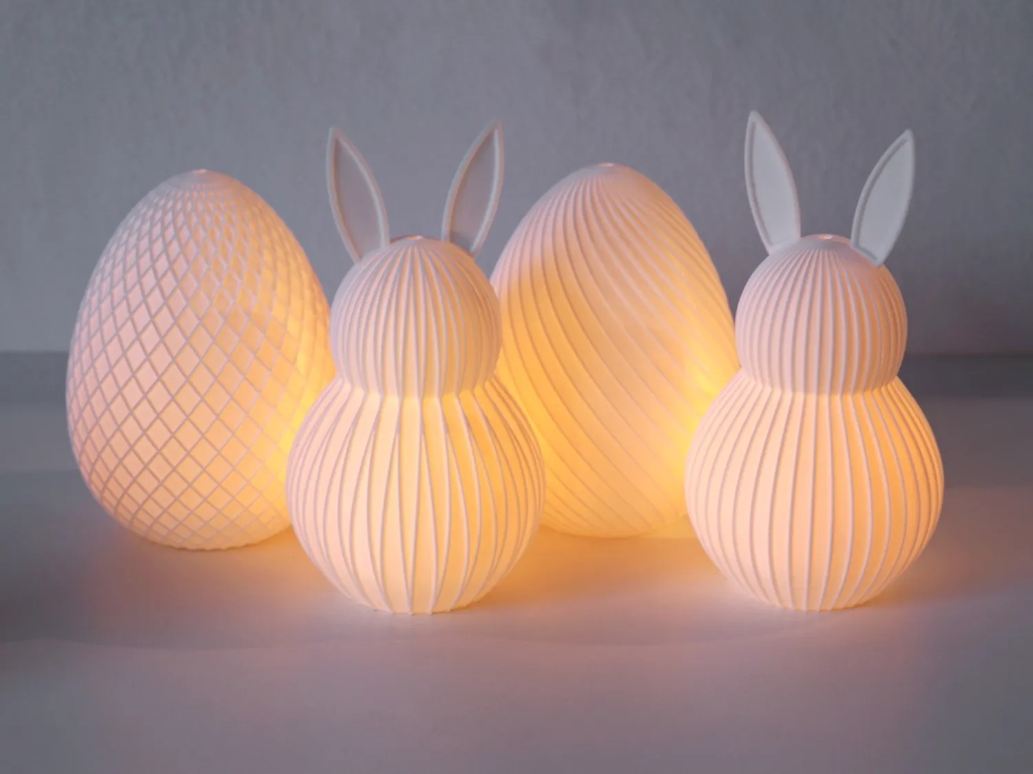 Easter Egg Tealight Lantern Set-0