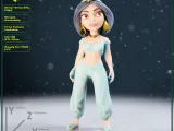 Princess Jasmine Aladdin Fan Art-0