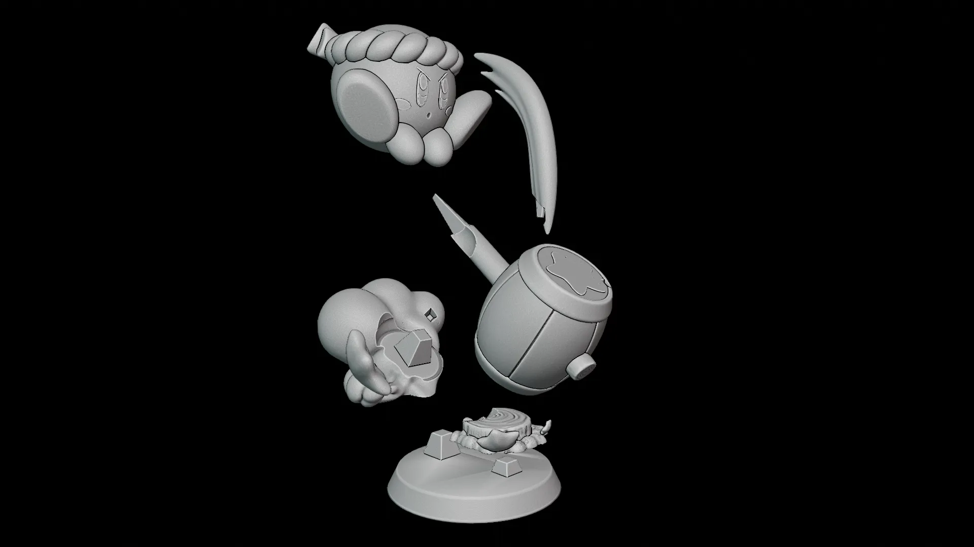 KIRBY WITH HAMMER