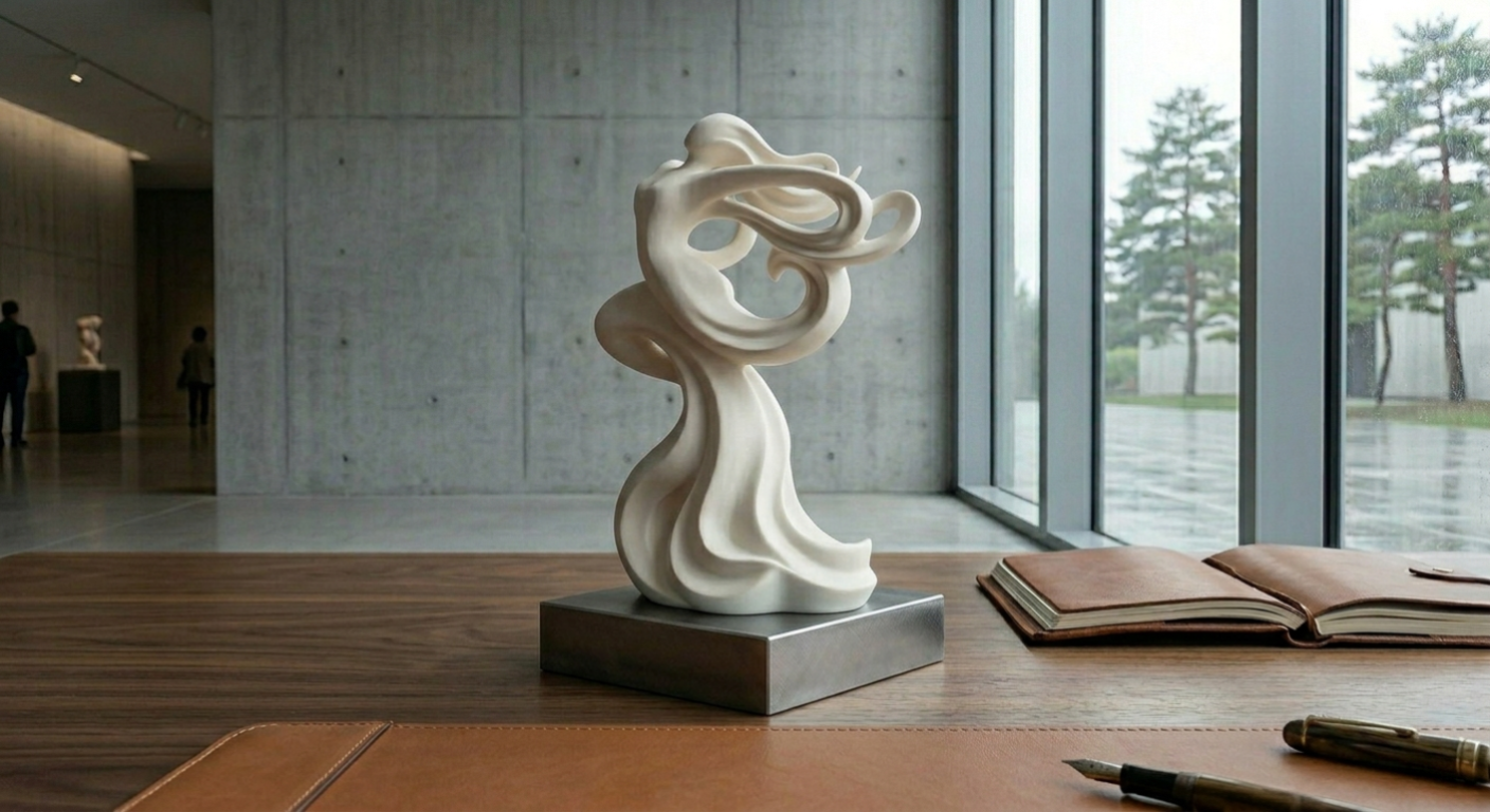 Fluid Grace - Abstract Wind Sculpture