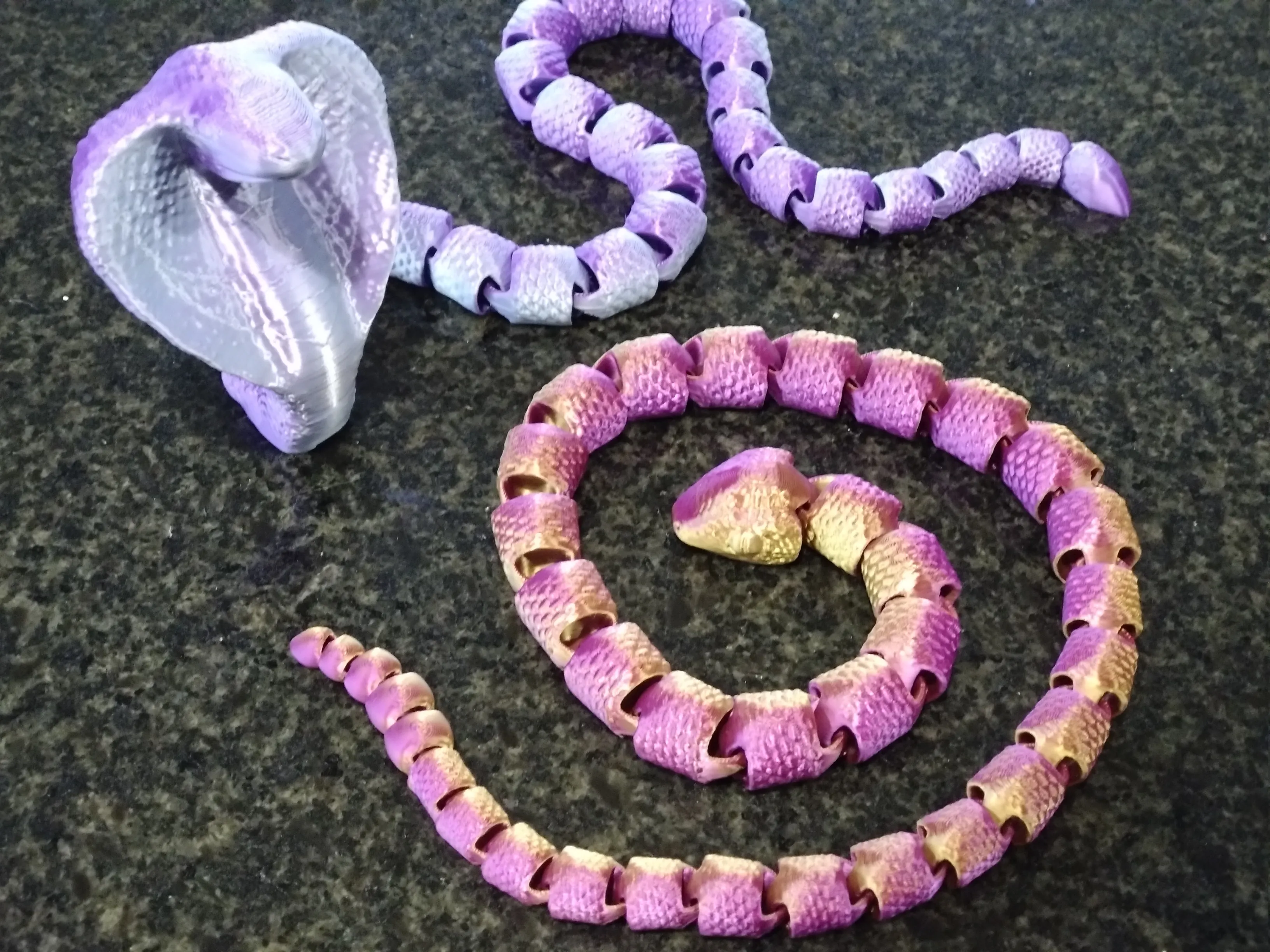 Articulated Ekans and Arbok Snake Toys