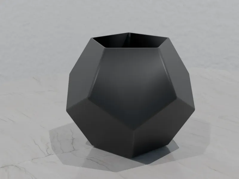 Pentagonal Dodecahedron Vase